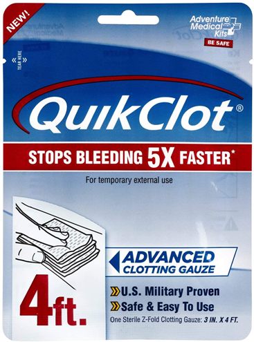 Quikclot Advanced Clotting Gauze 4 foot