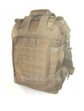 Deluxe Professional Field Medical Tactical Backpack tan