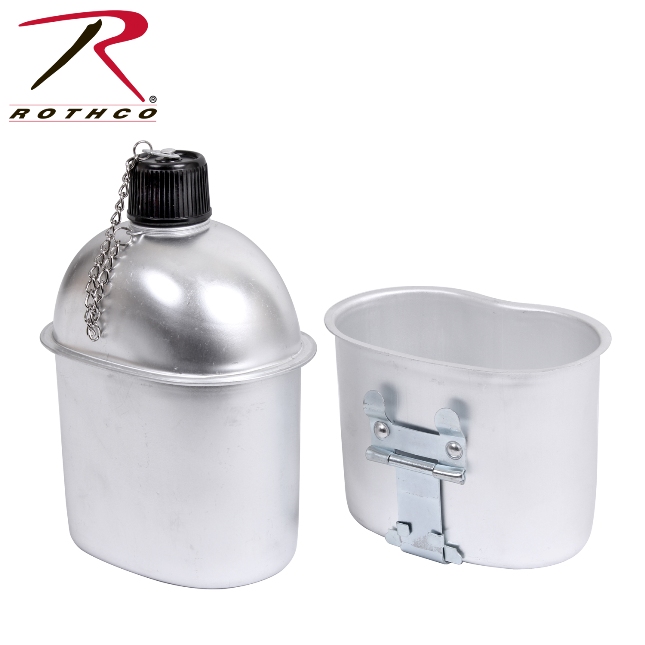 Rothco GI Style Aluminum Canteen and Cup