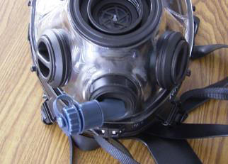 SGE Drinking Device attached to gas mask