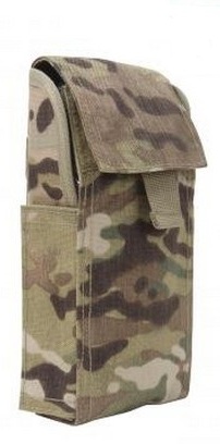MOLLE compatible. 600D PVC coated polyester. 