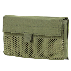 mesh panel pouch for insert green