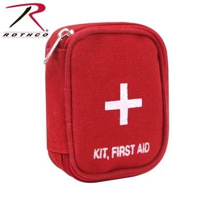 Rothco Zippered Military Style First Aid Kit red