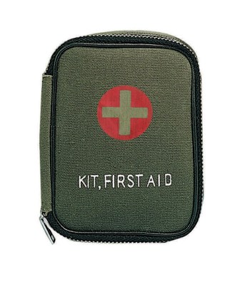 Rothco Zippered Military Style First Aid Kit OD 